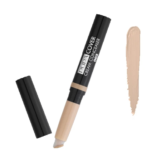 Pupa Cover Cream Concealer - 001 Light Beige 4 Pupa Cover Cream Concealer - 001 Light Beige - Image 2